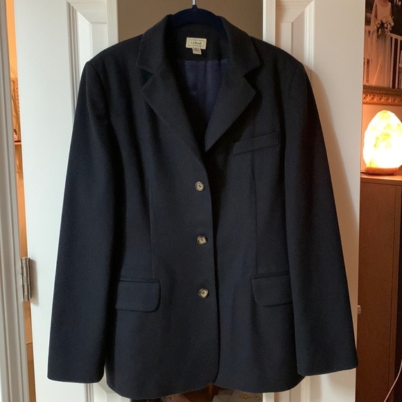 LL Bean Wool/Cashmere Blazer‎ - Picture 1 of 4